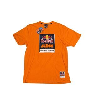 Red Bull KTM Factory Racing Orange 2XL shirt XXL nwt new logo tee promo rare